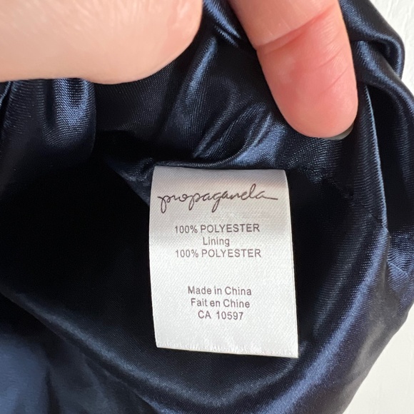 Propaganda High Waist Skirt Navy Blue XS - Picture 7 of 7